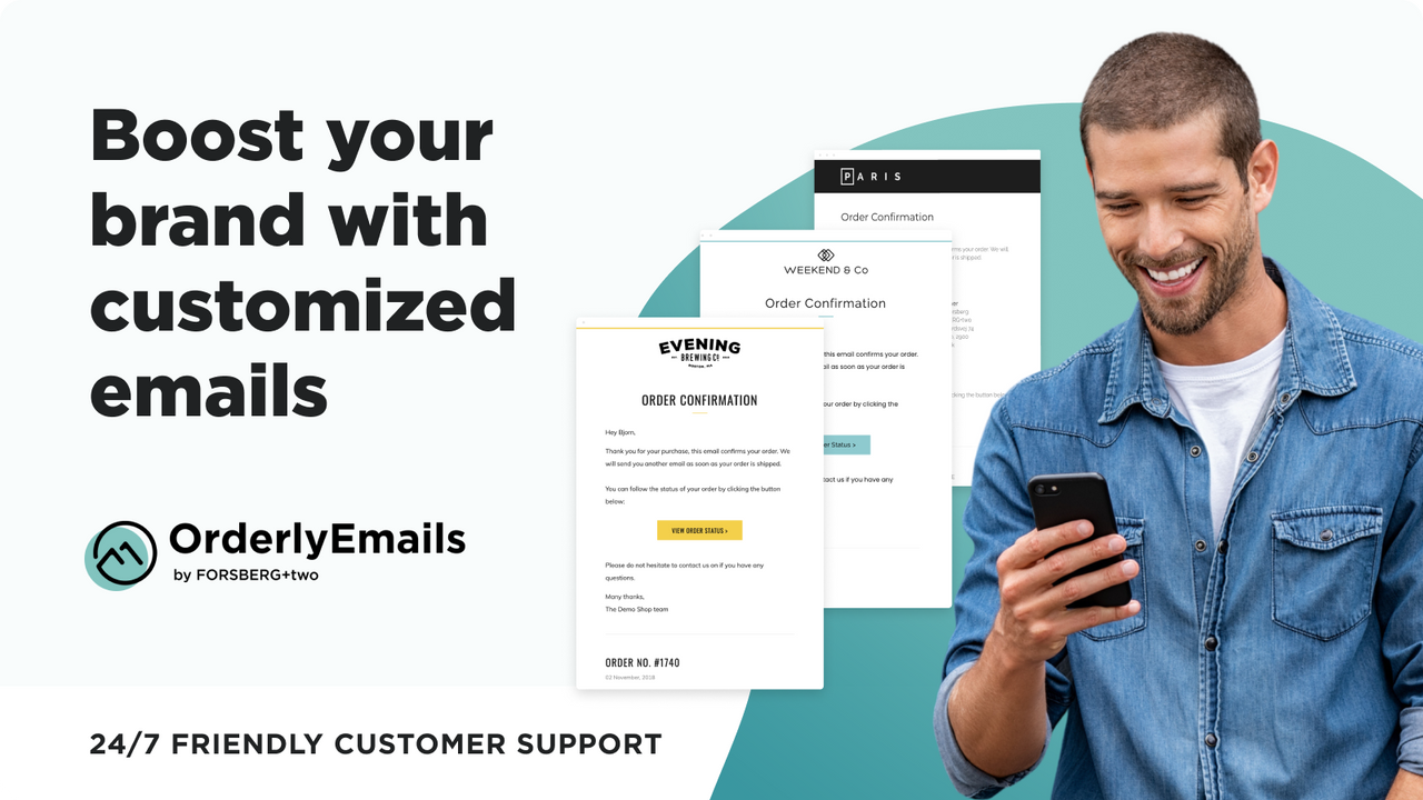 Order emails: boost your brand