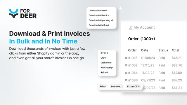 Fordeer: PDF Invoice Generator