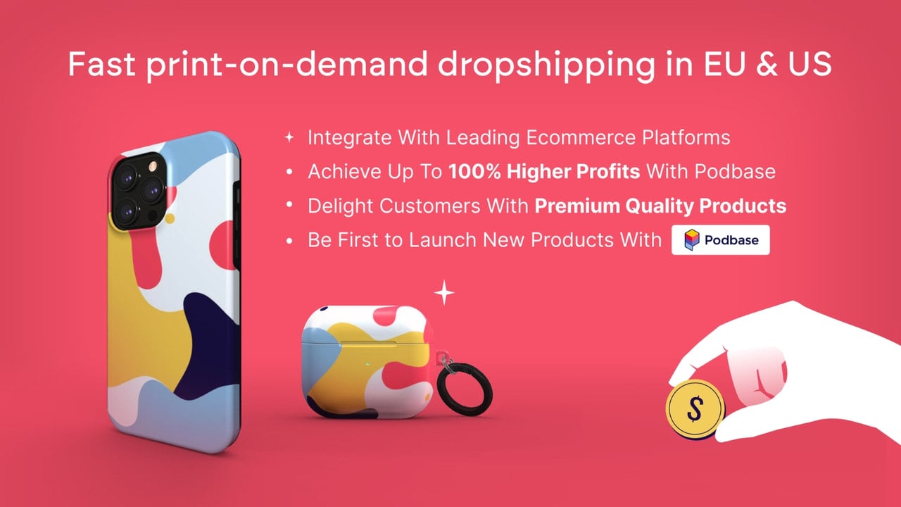 Fast print on demand dropshipping in EU & US