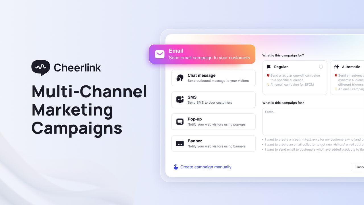 Cheerlink Screenshot: AI Marketing Campaigns