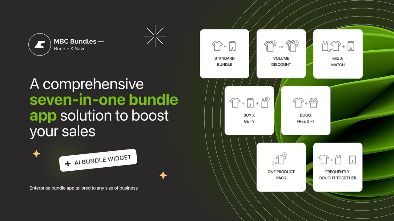 A comprehensive seven-in-one bundle app solution to boost sales
