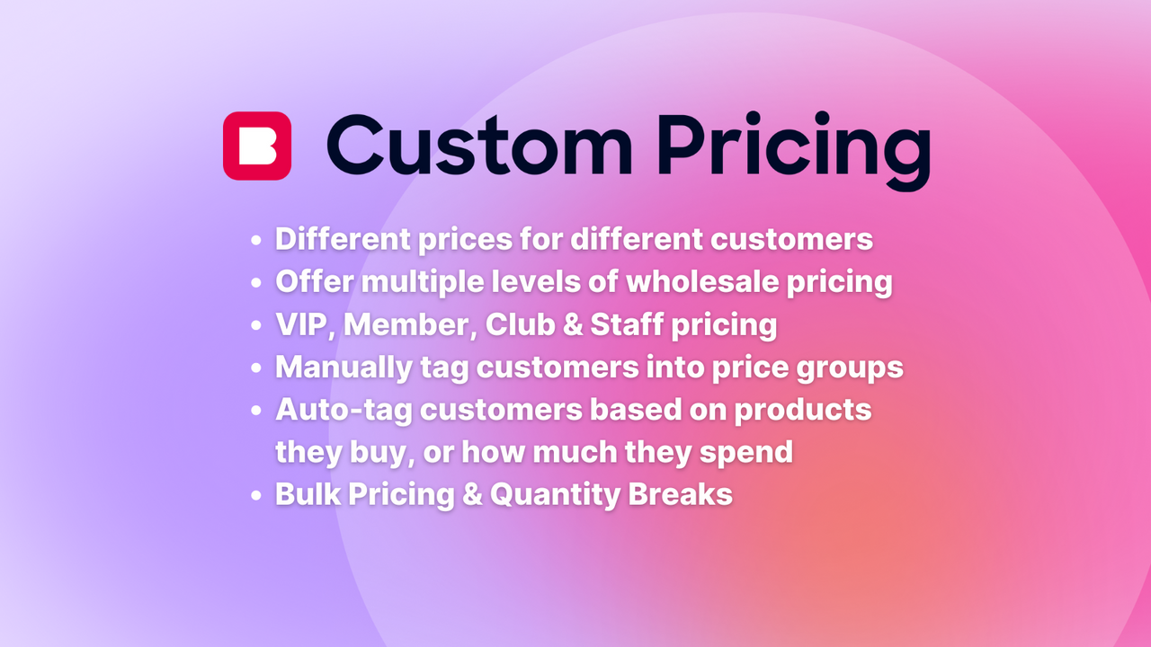 Wholesale, VIP, Member and Bulk Pricing