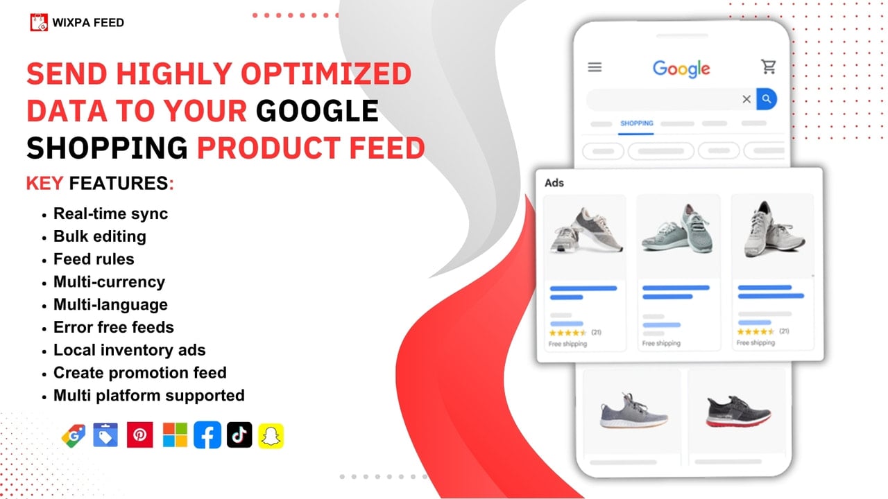 Wixpa Google Shopping Feed