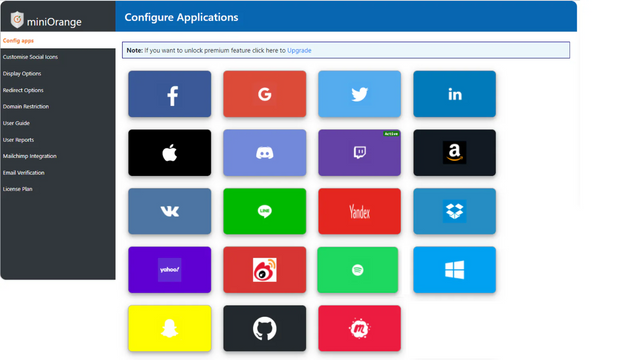 miniOrange Social Login