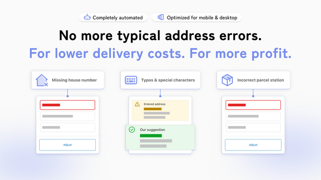 Reduce shipping errors