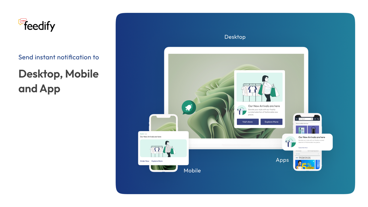 Push Notification for Desktop, Mobile, APP