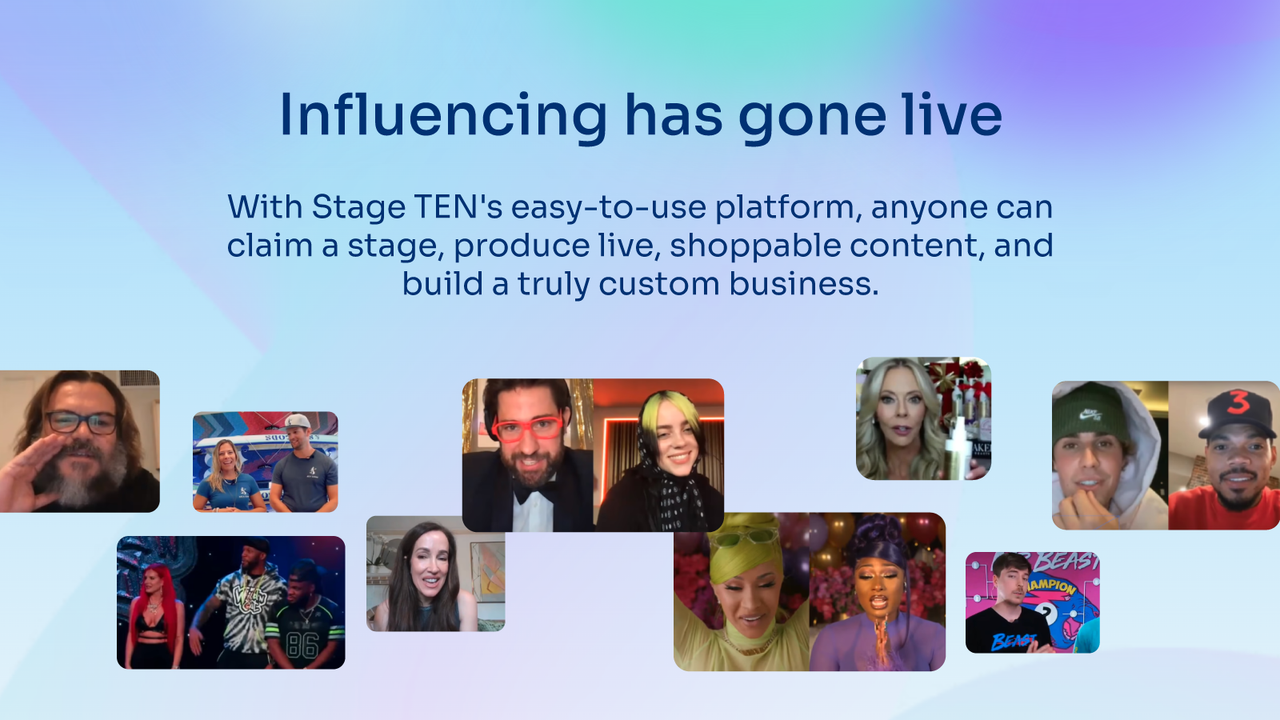 Stage TEN Live Social Shopping