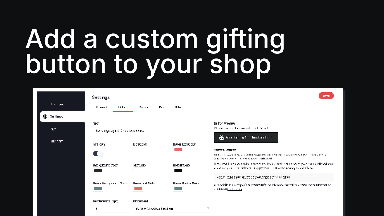 Customize your website's button