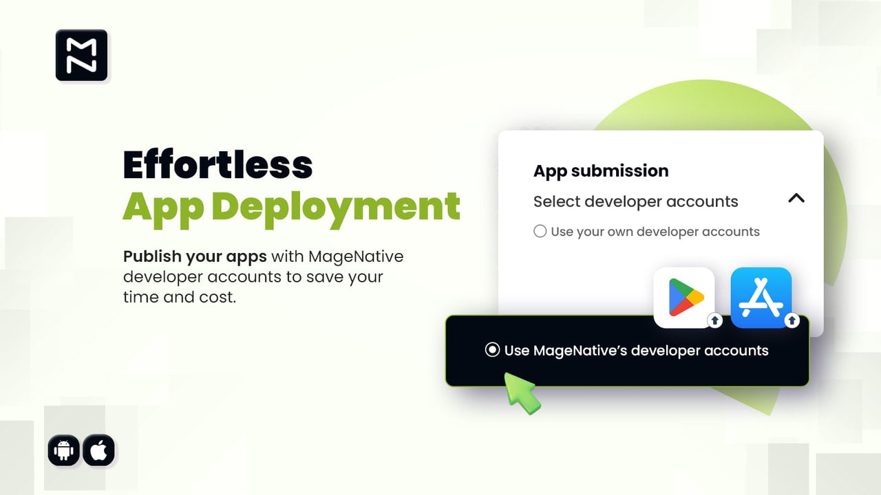 MageNative Shopify Mobile App publishing on play store/app store