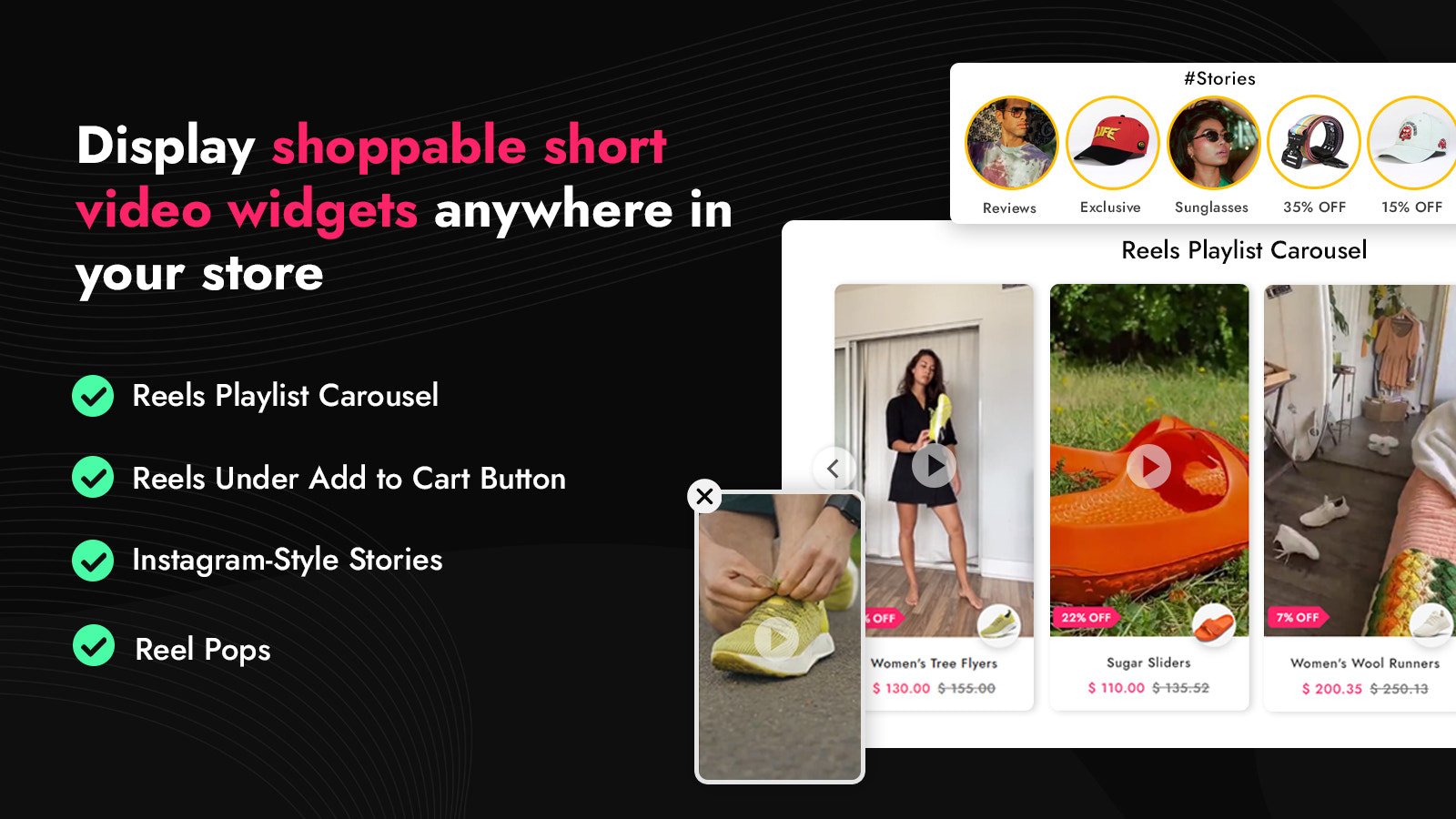 ReelUp‑Shoppable Videos+ Reels