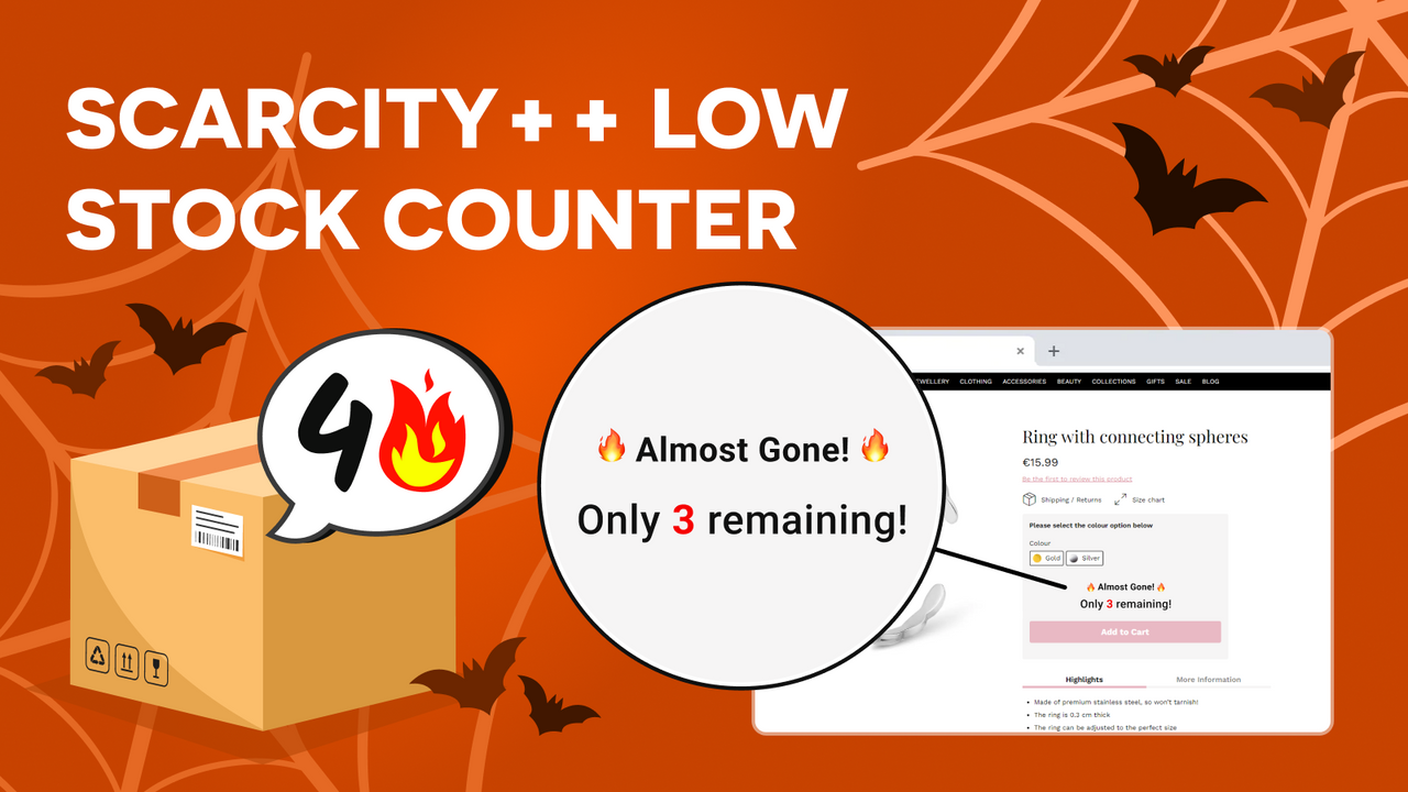 Scarcity++ Low Stock Counter