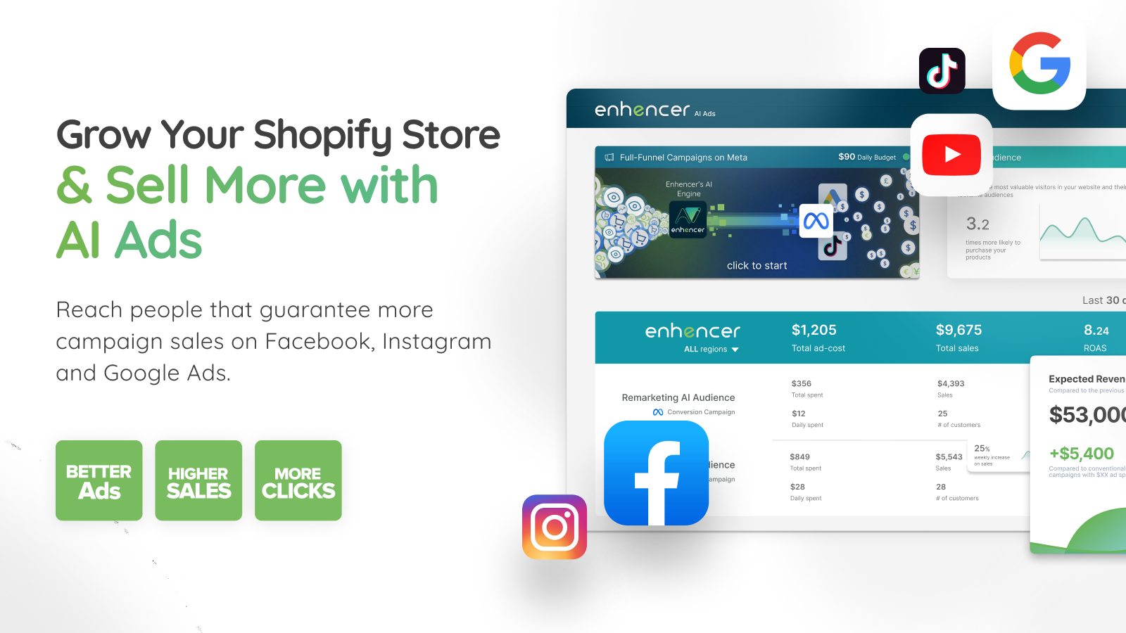 Enhencer: Meta & Google AI Ads