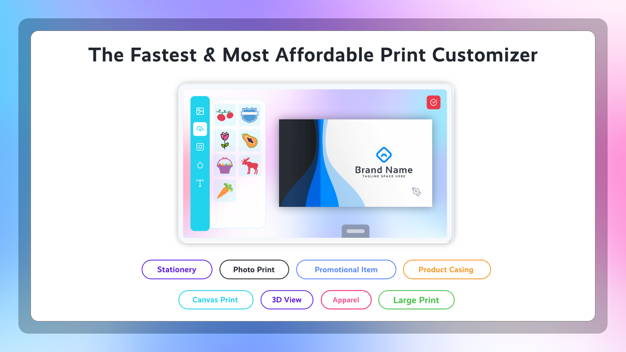 web-to-print customizer