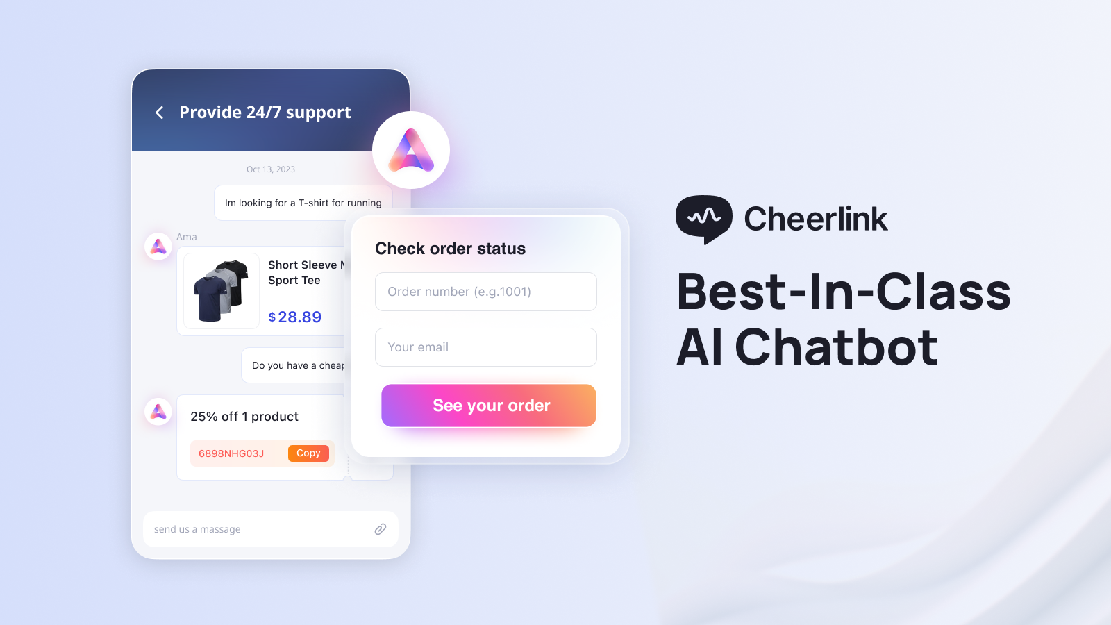 Cheerlink Screenshot: AI Chatbot