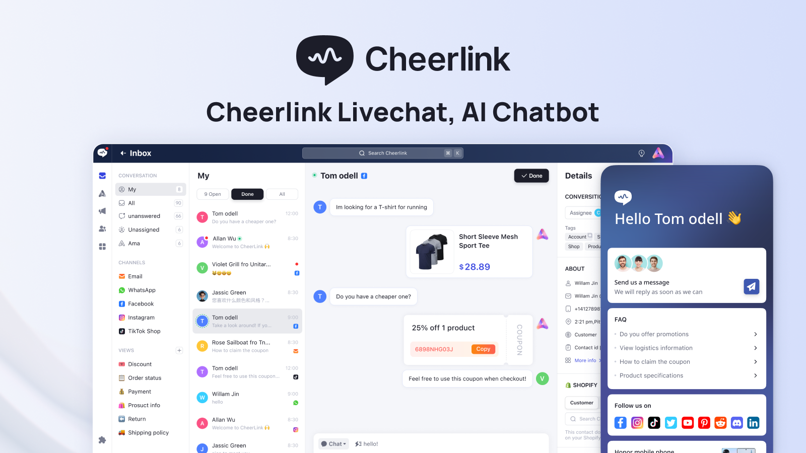 Cheerlink Feature Media: Your AI shop assistant that converts