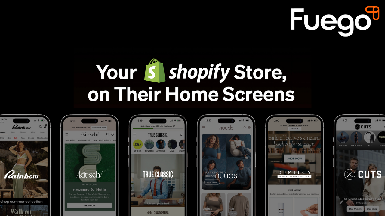 Turn you store into a mobile app with Fuego!