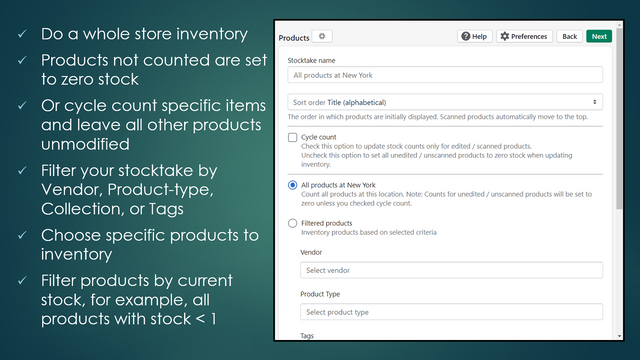 Filter product variants