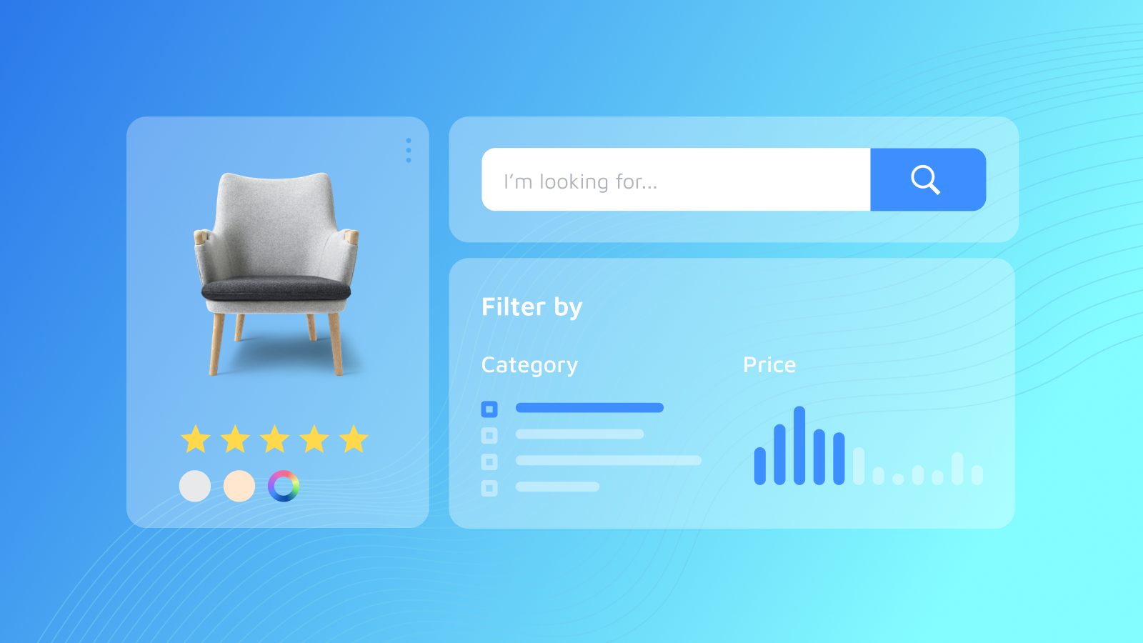 360 product search and filters