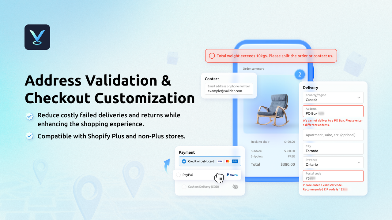 VL: Checkout Address Validator