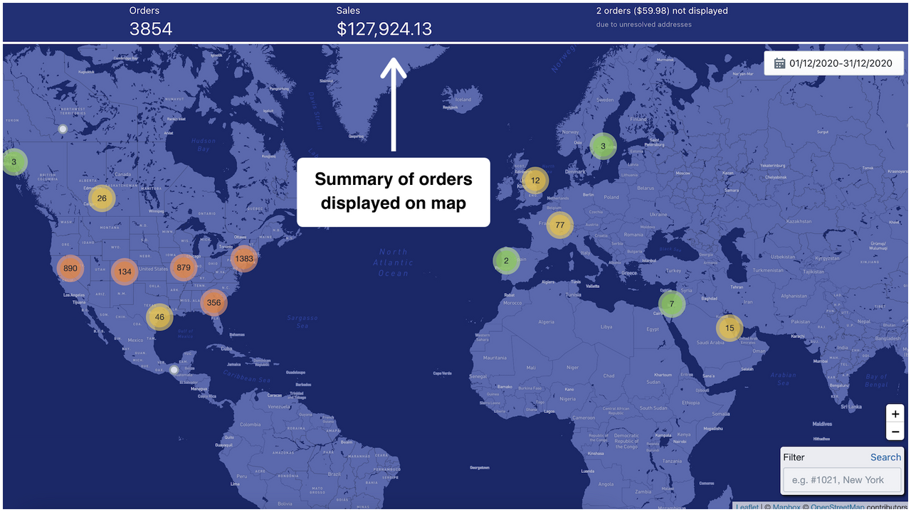 Naksalite - Map your orders - Detailed global level view