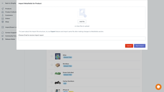 Import Metafields