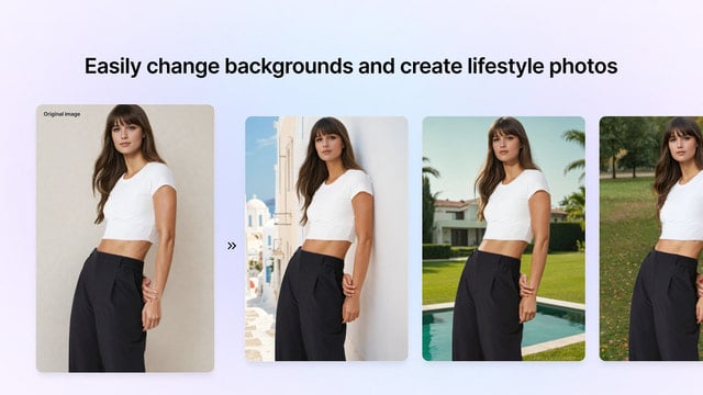 Create amazing lifestyle photos using AI backgrounds