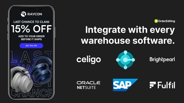 We integrate with every warehouse software