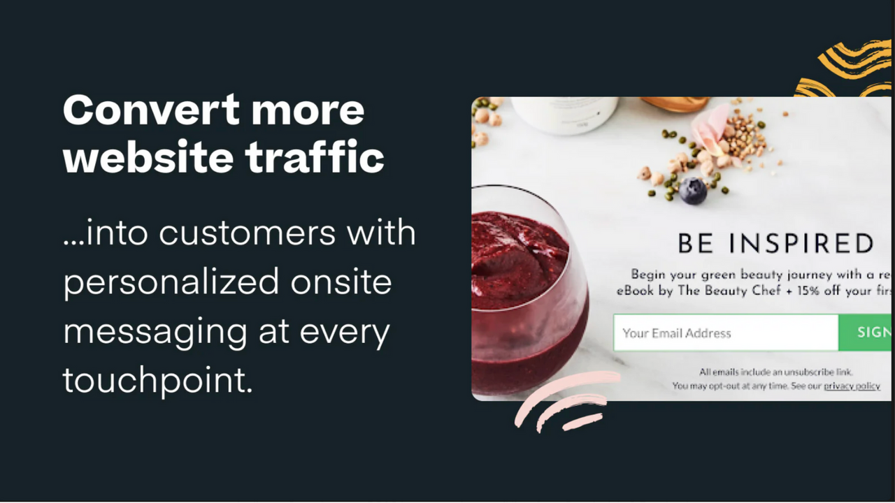 Convert more website traffic into customers