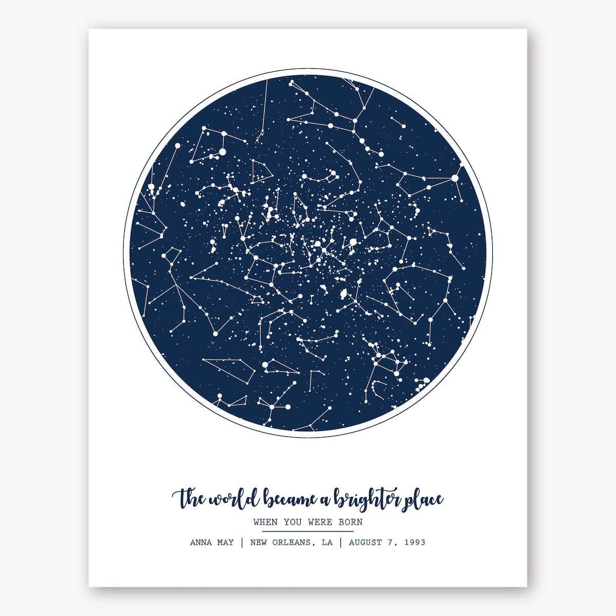 Skymap Custom Moon & Star Maps