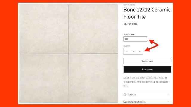 DIY Quantity Calculator