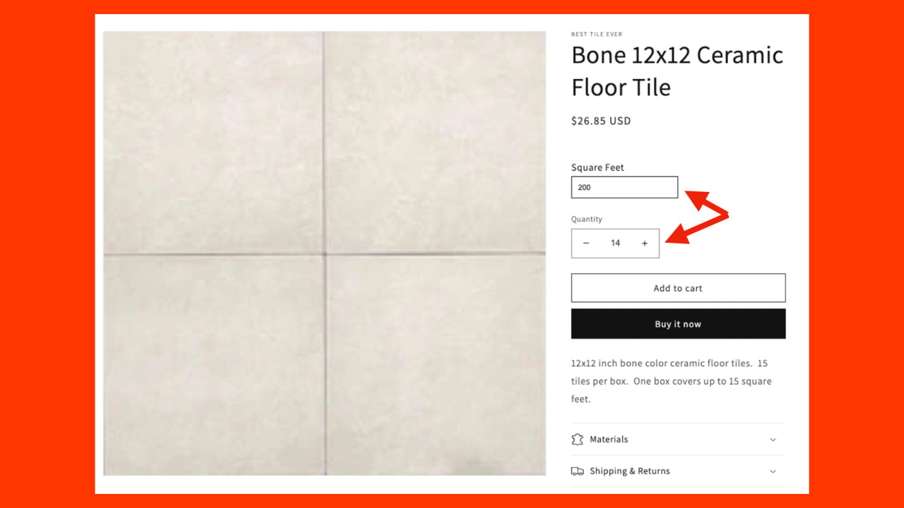 DIY Quantity Calculator