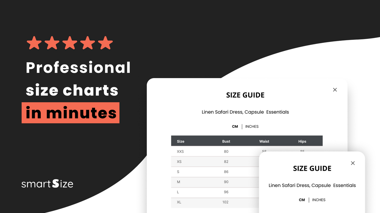 Smart Size Chart & Size Guide