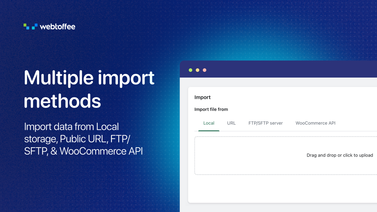 Shopify Multiple Import Methods