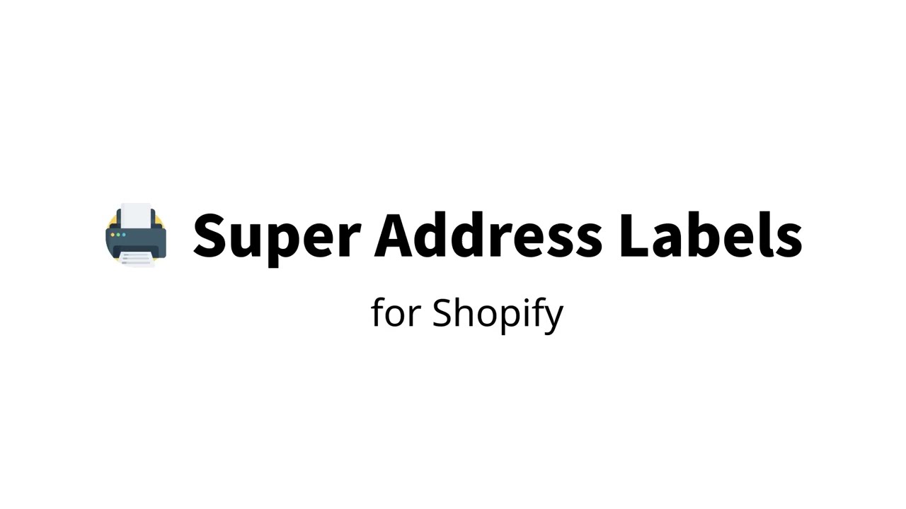 Effortlessly create and print mailing address labels directly from your Shopify orders with seamless integration.