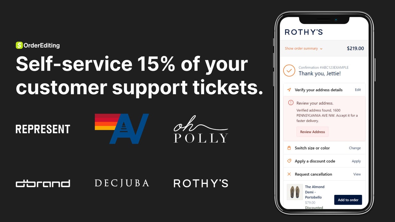 Self-service 15% of your support tickets.