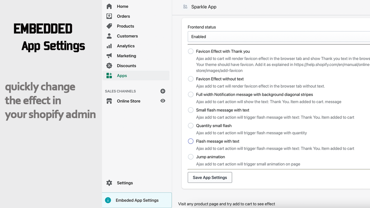 Configuration in your Shopify admin