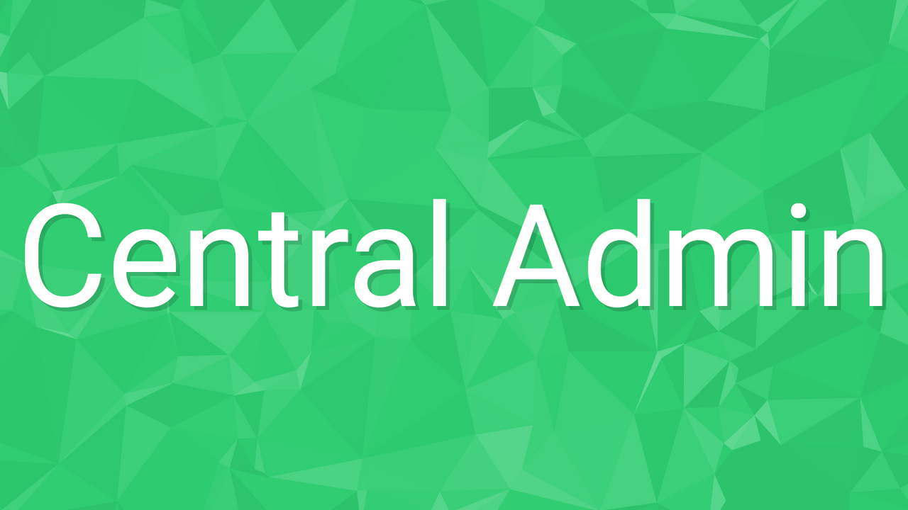 Central Admin by Webyze