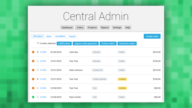 Central Admin by Webyze