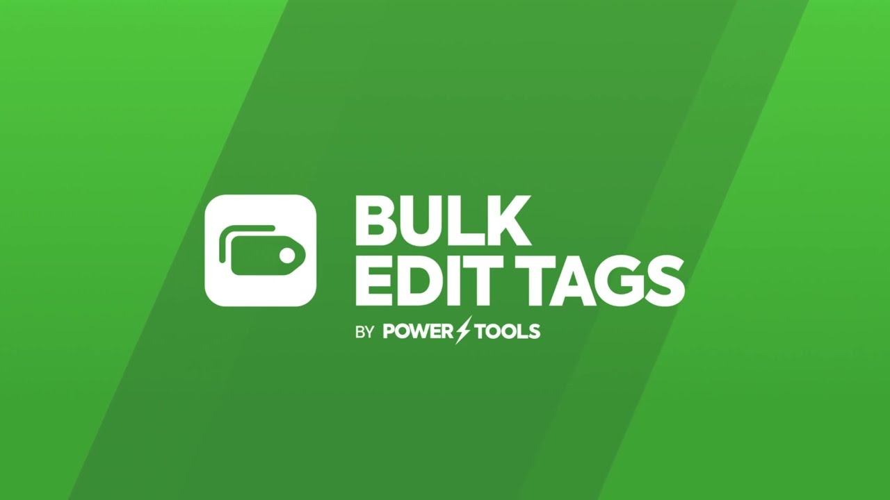 Streamline your workflow by efficiently adding or removing product tags in bulk with customizable rules.