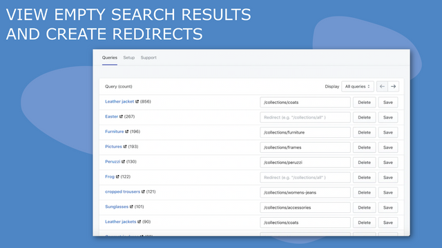 Empty Search Redirects