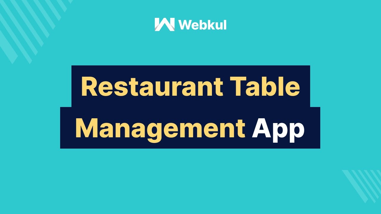 Webkul Restaurant Management