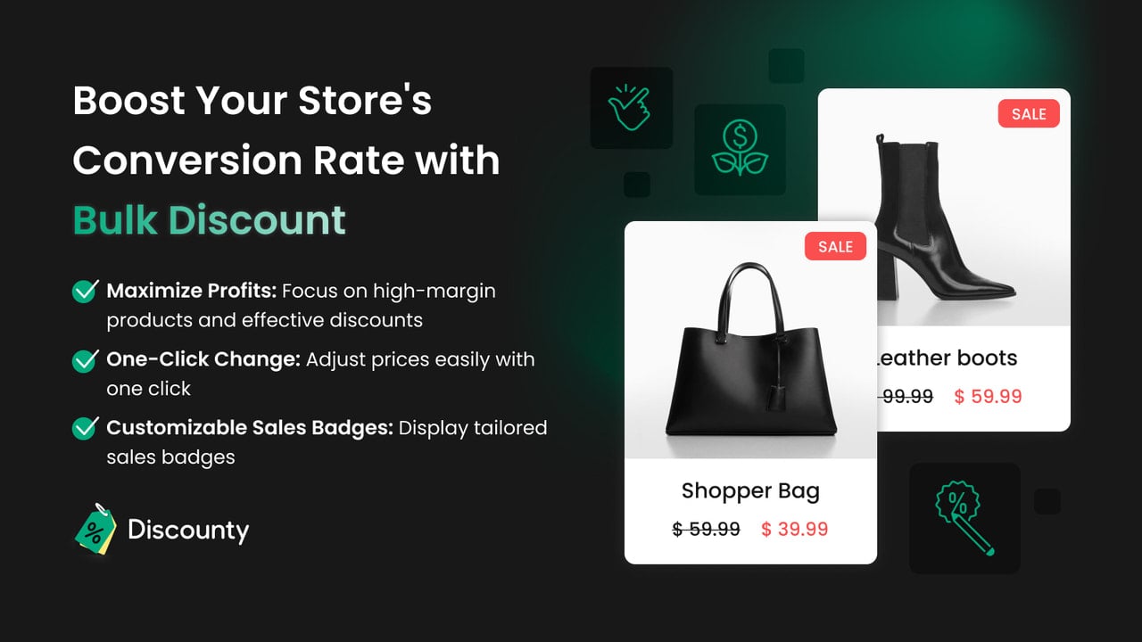 Boost Store's Conversion with Product Discount and Price Editor