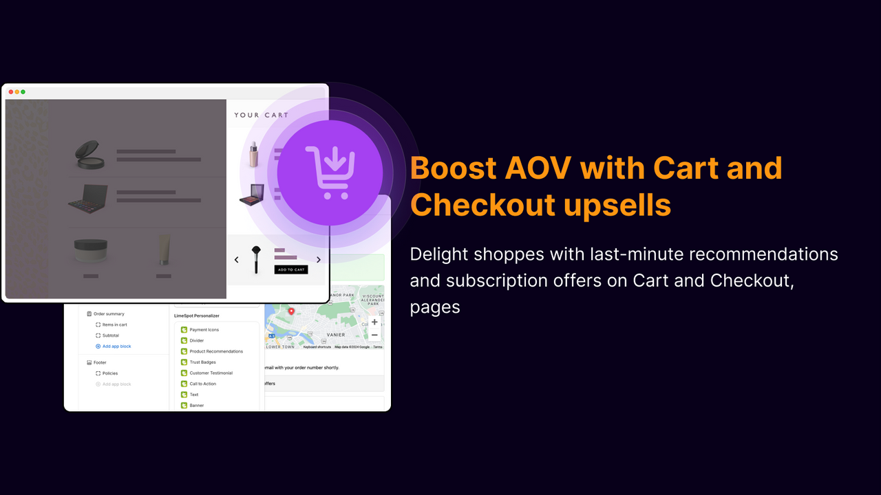 Boost AOV with Cart and Checkout upsells