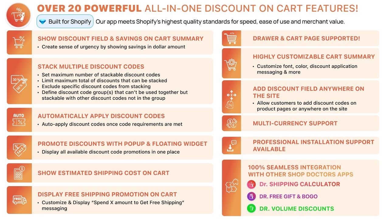 Dr Stacked Discounts on Cart