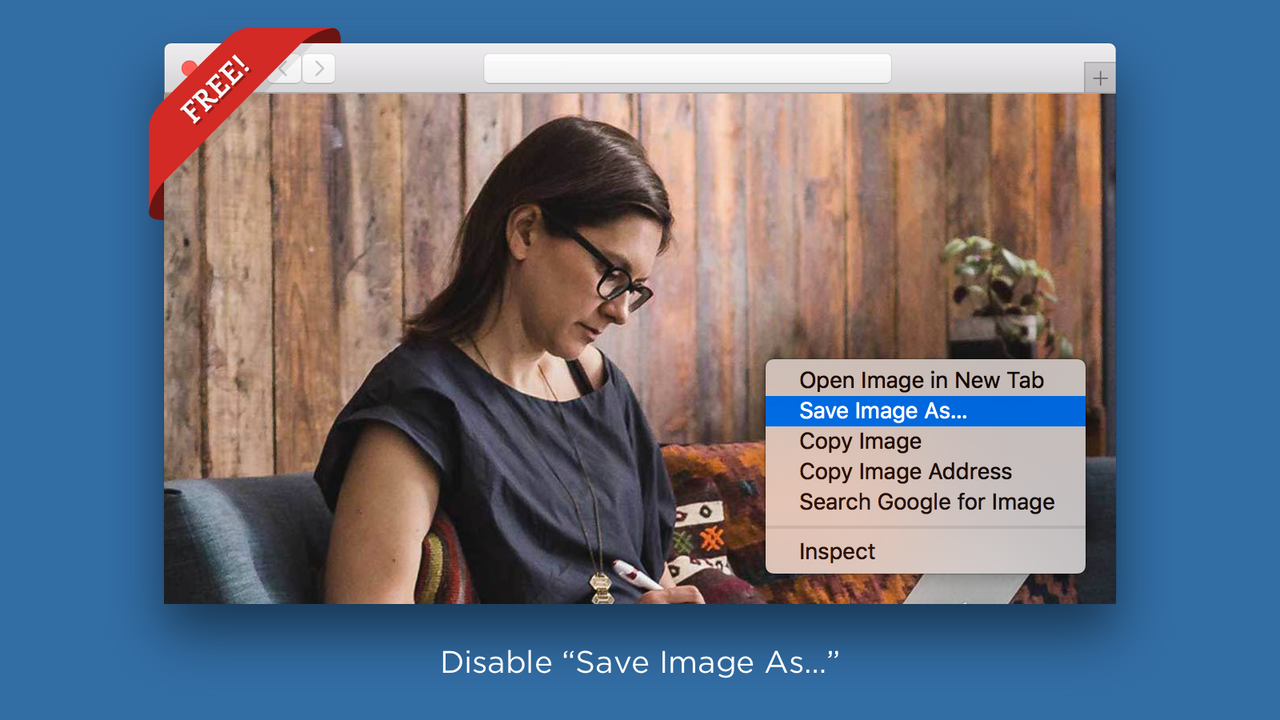 Disable "Save Image As..."