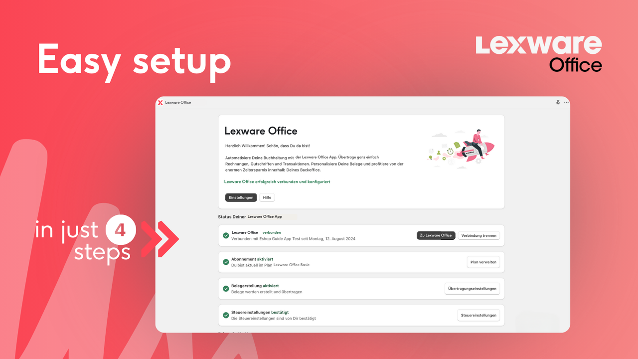 lexware office integration shopify set up