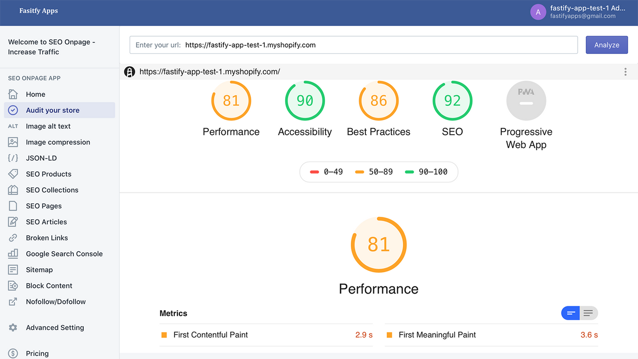 Google SEO Audit