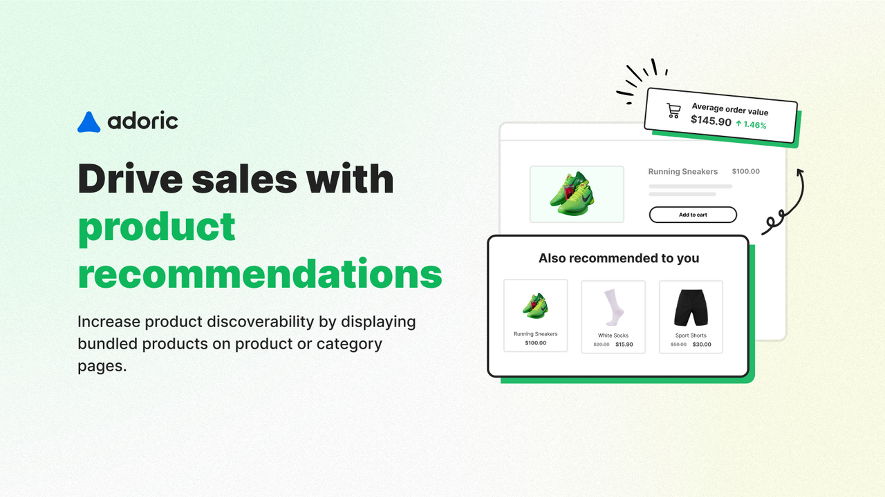 Sell more with product recommendations and frequently bought