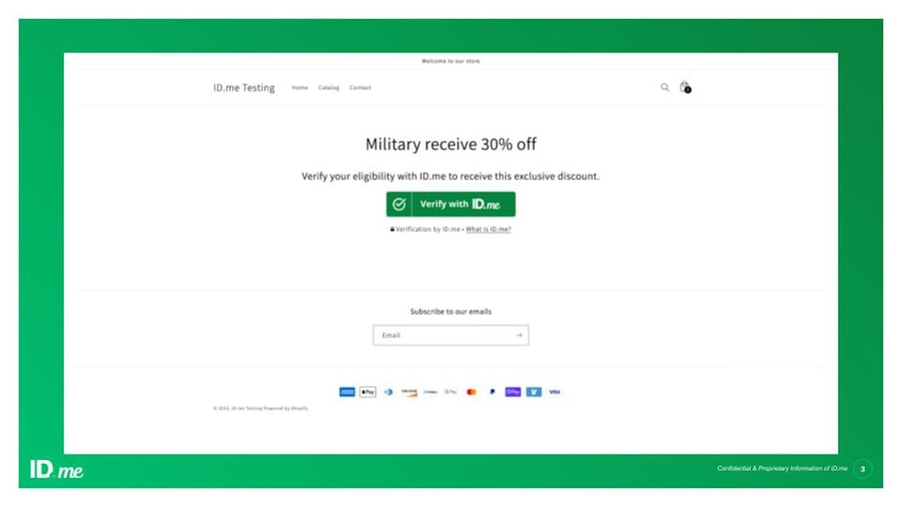 Discount Landing Page