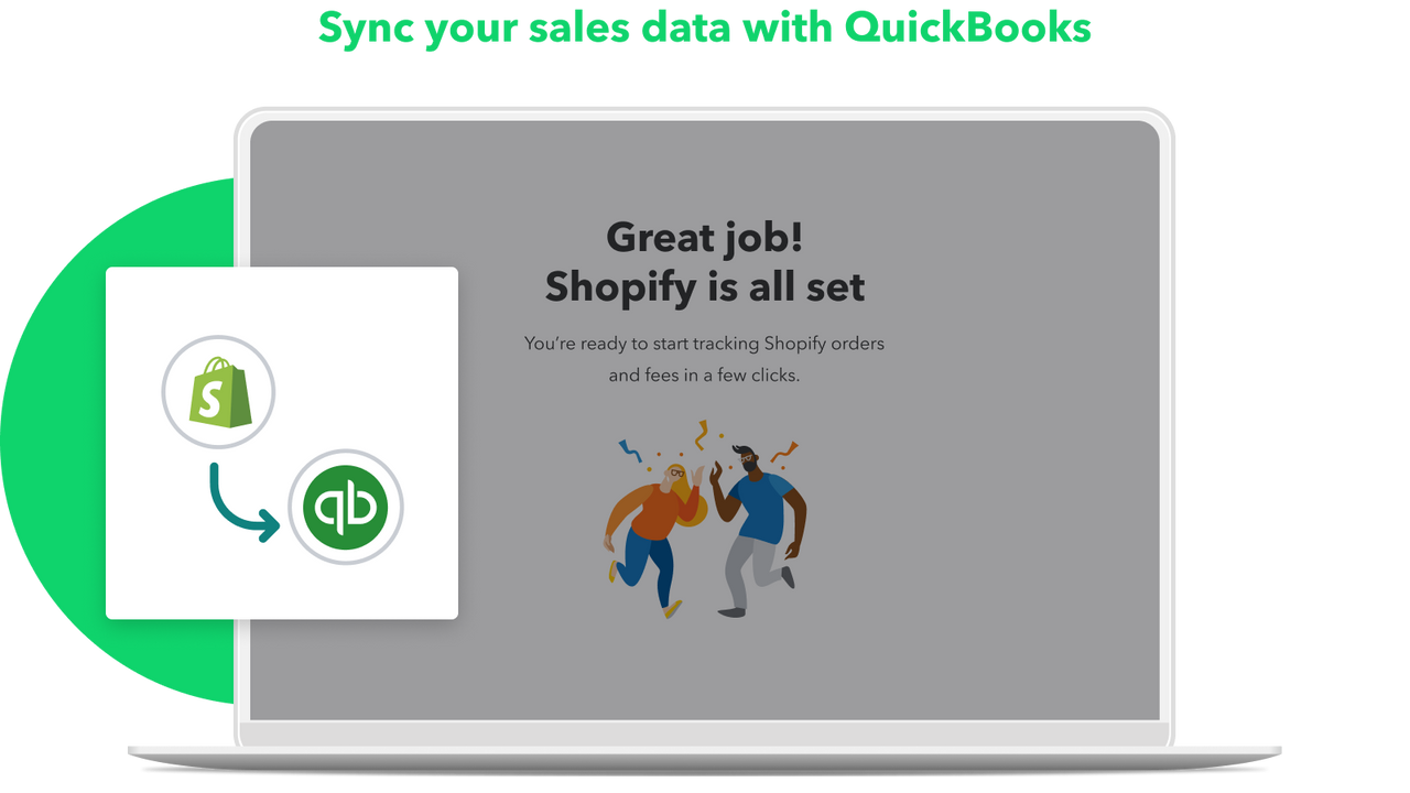 Sync your sales data with QuickBooks